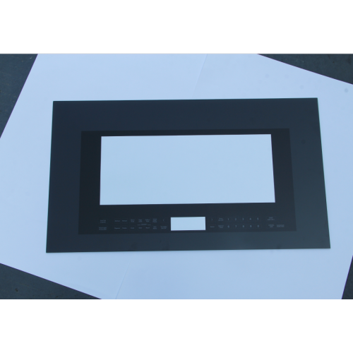 Black Decorative Silk Screen Printed Tempered Glass